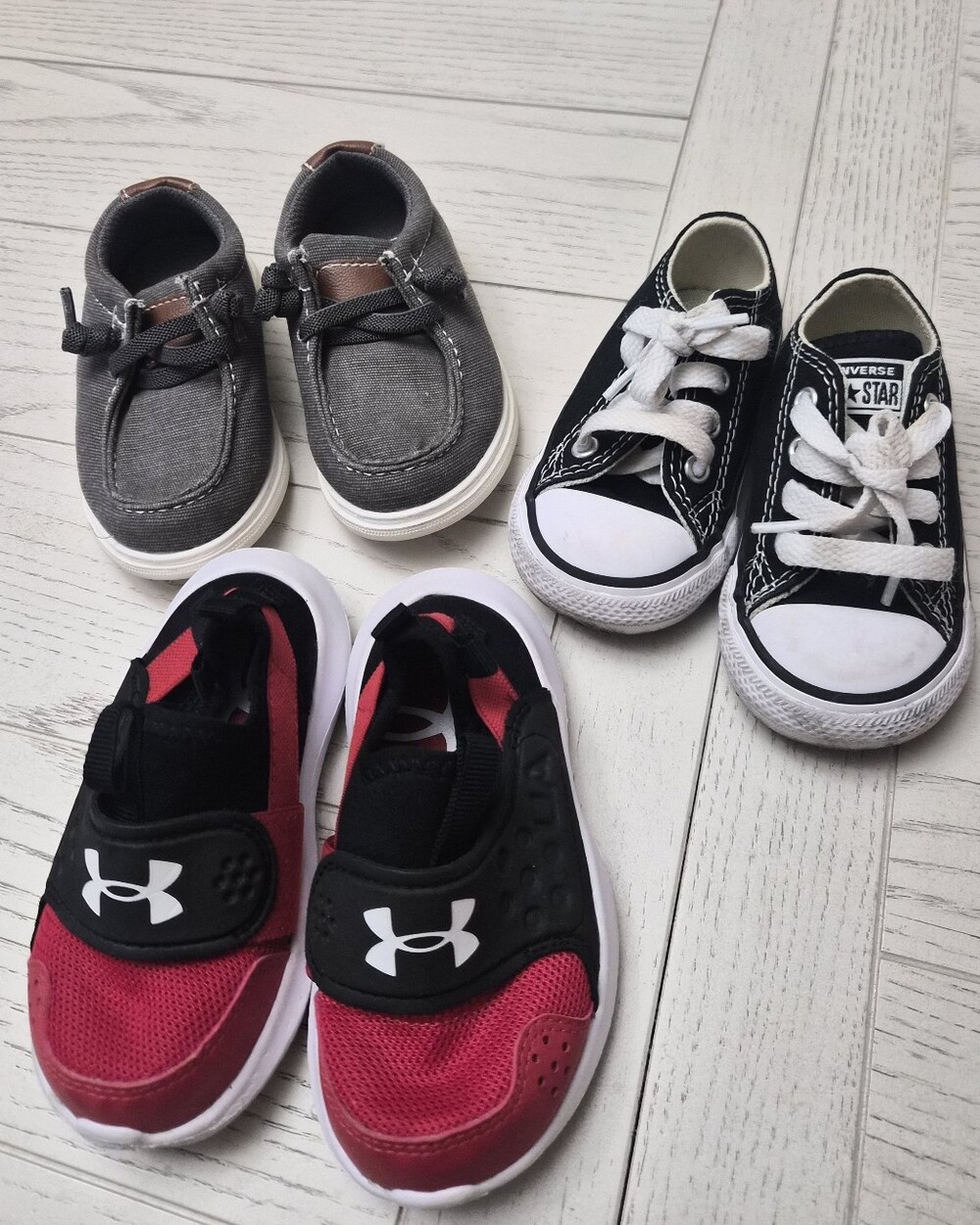 Baby Toddler Boy Shoes 3 Pairs Lot